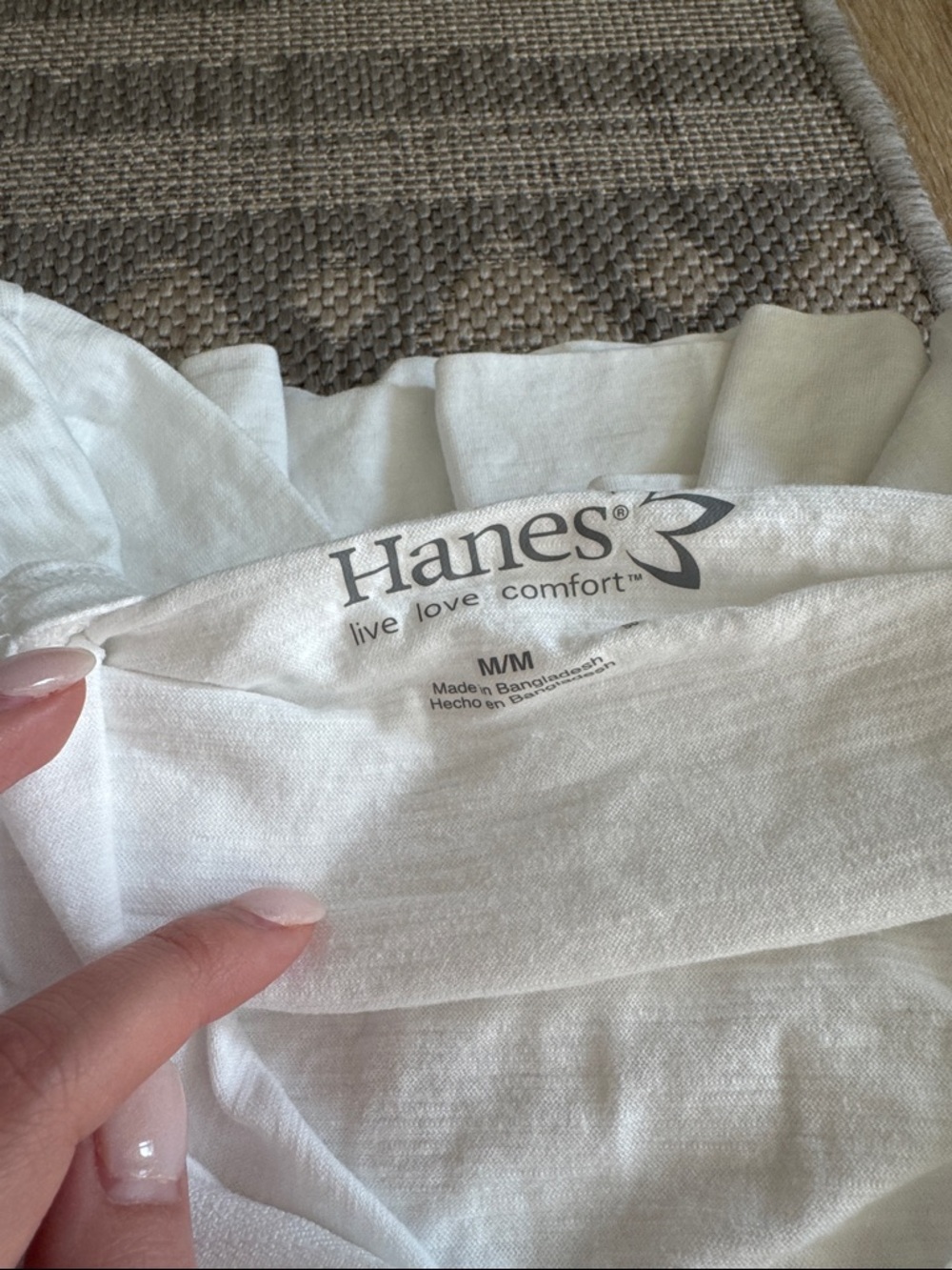 Hanes black and white two pack zip ups - Picture 2 of 4